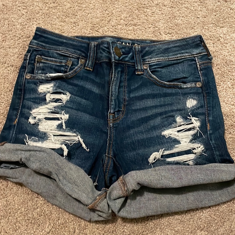 American eagle jean shorts